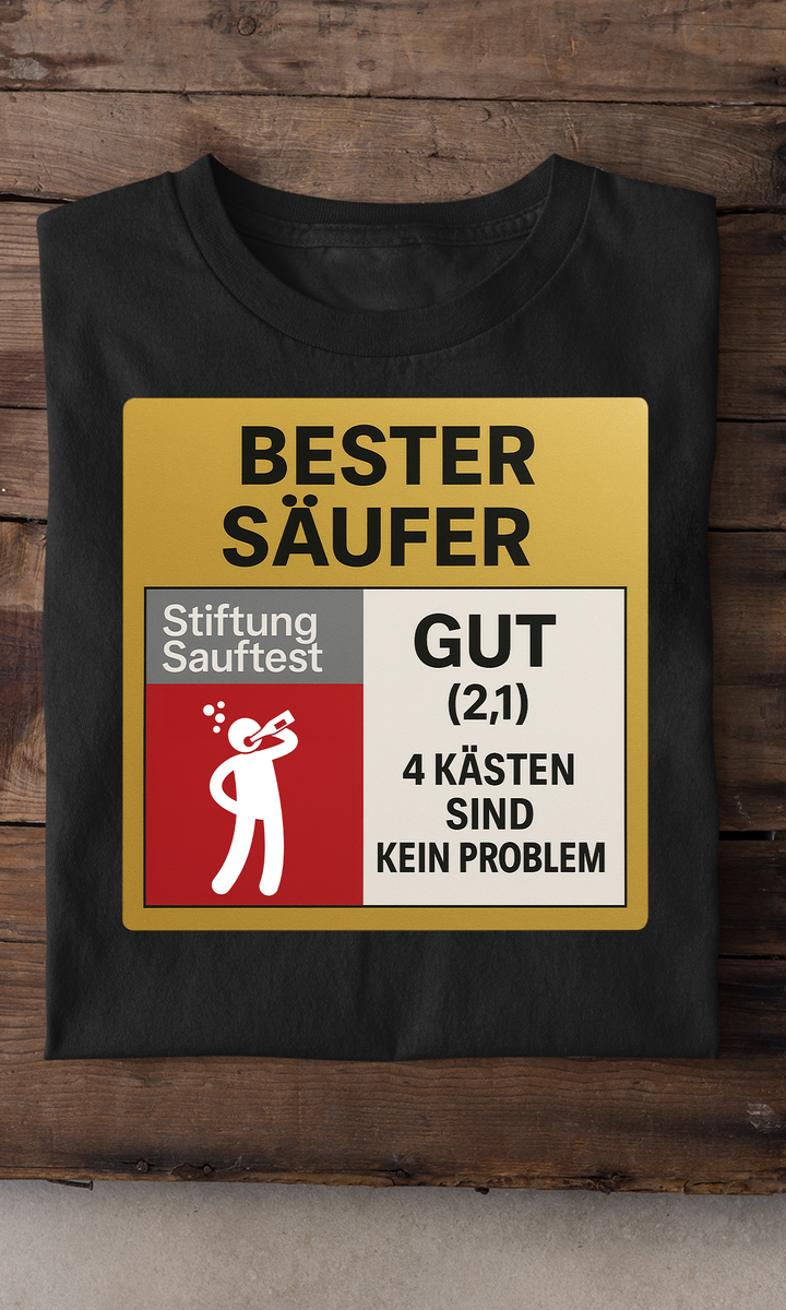 Bester Säufer Vatertags Shirt