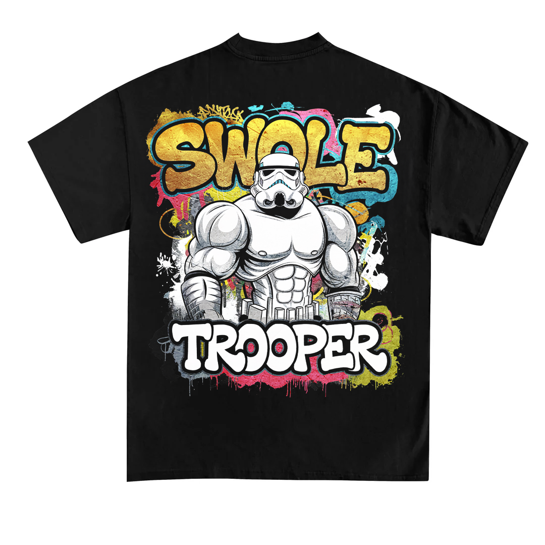 Swole Trooper (Backprint) T-Shirt