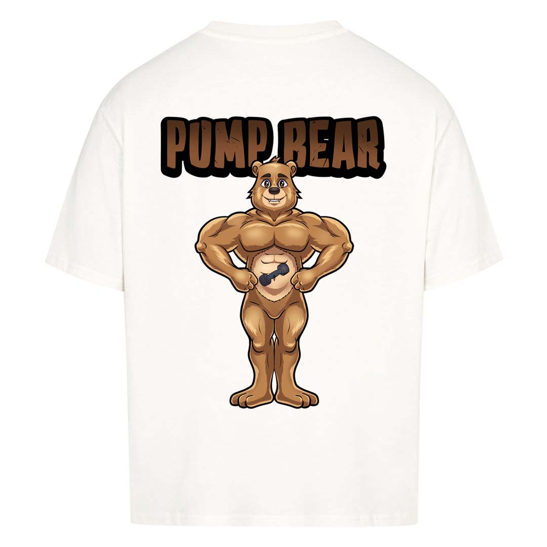 Pump Bear (backprint) Oversized Shirt