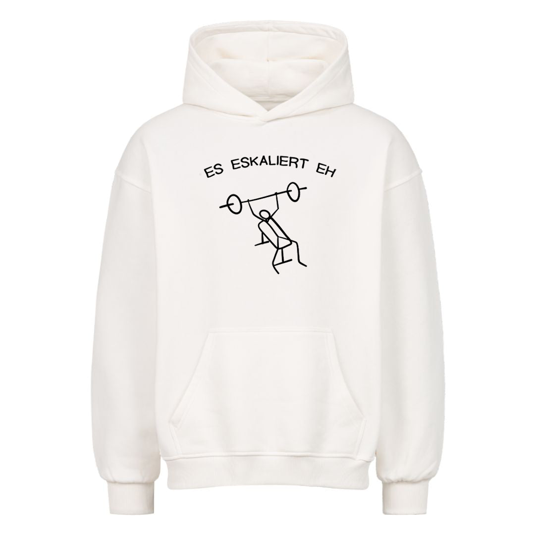 Es eskaliert eh Oversized Hoodie
