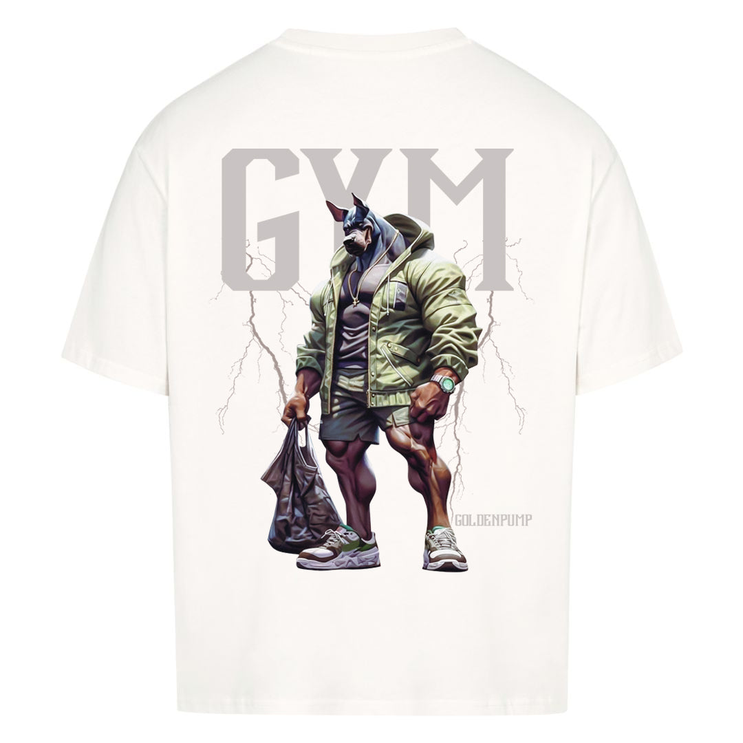 Gym-dog (Backprint) Oversized Shirt