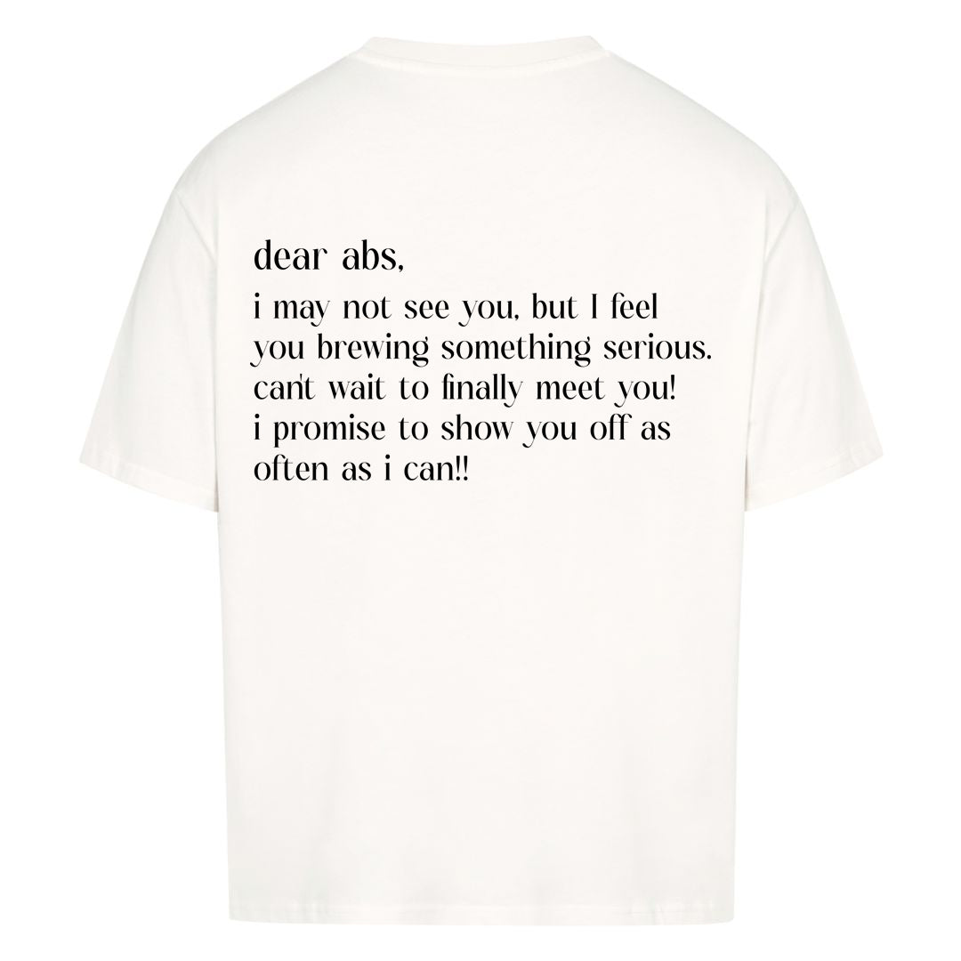 dear abs (Backprint) Oversized Shirt