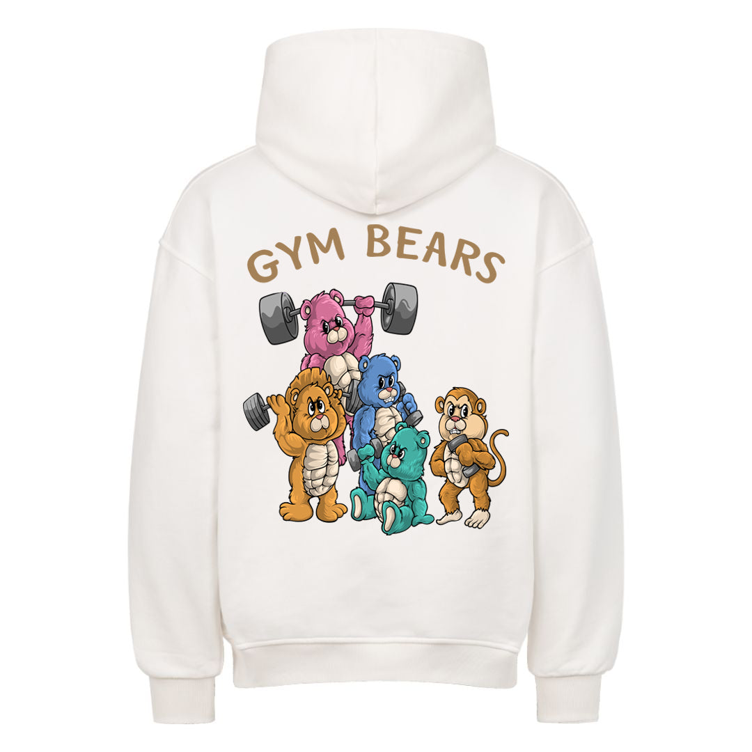 Gym Bears (Backprint) Oversized Hoodie