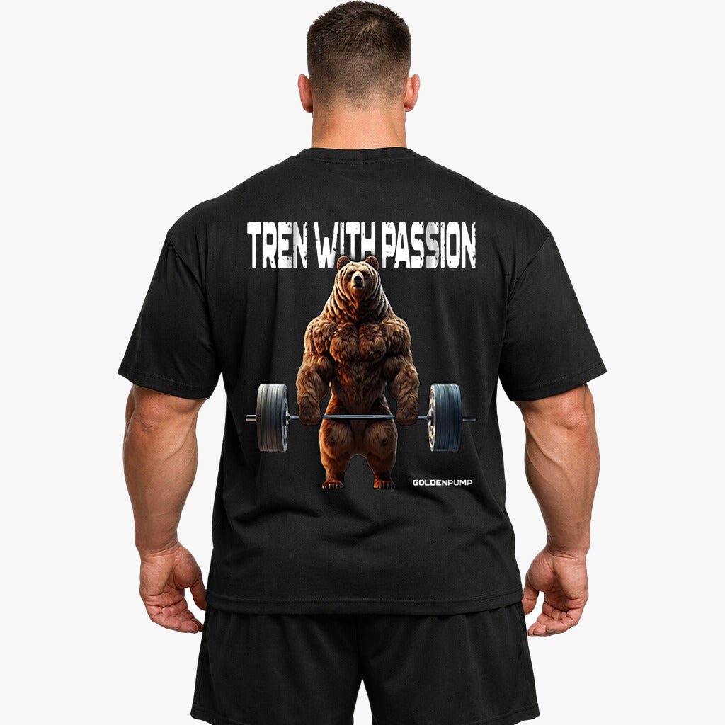 Bear (backprint) Oversized Shirt