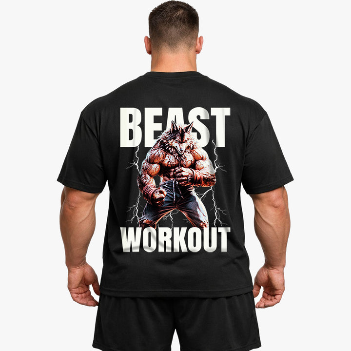 Beast Workout (Backprint) Oversized Shirt