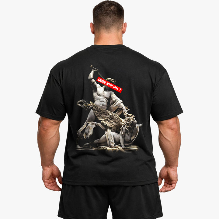 Cardio after gym Oversized (Backprint) Shirt