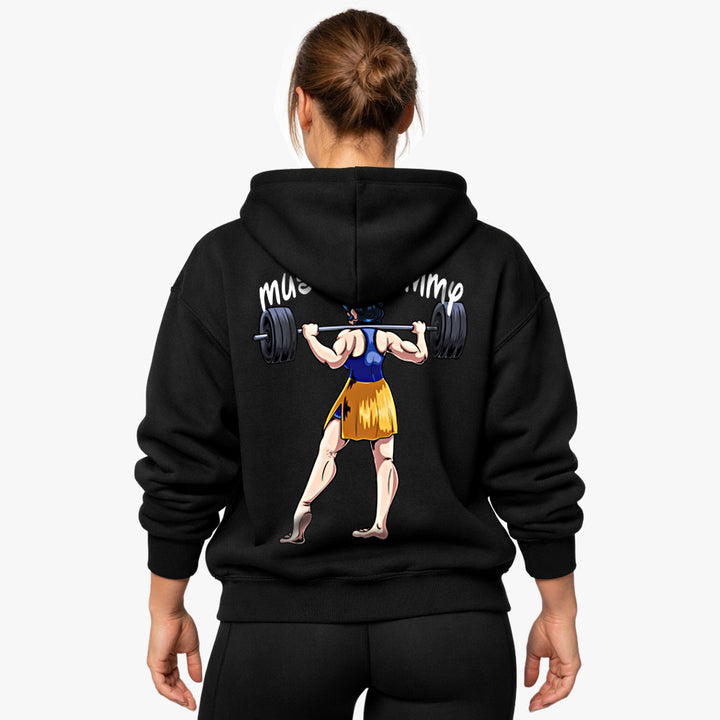Muscle (Backprint) Oversized Hoodie