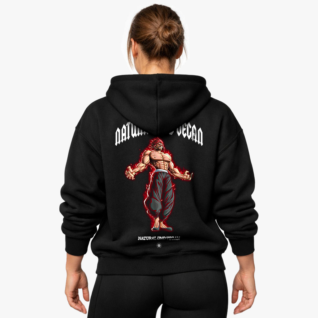 Natural und Vegan Oversized Hoodie