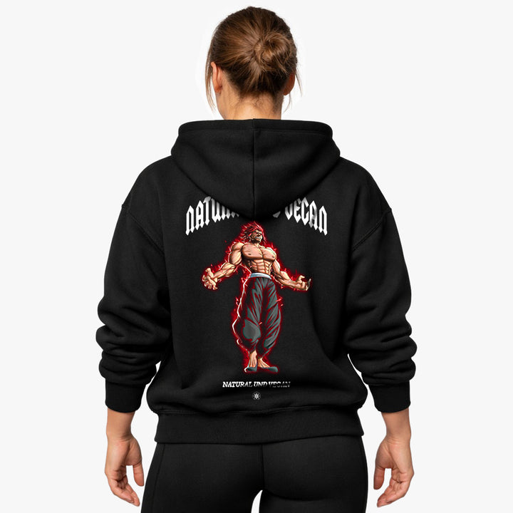 Natural und Vegan Oversized Hoodie