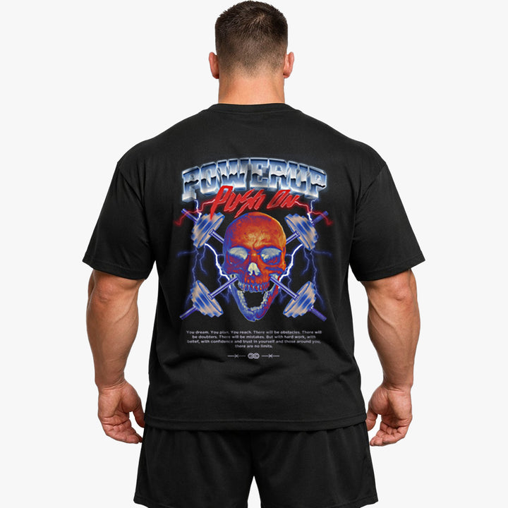 Powerup (Backprint) Oversized Shirt