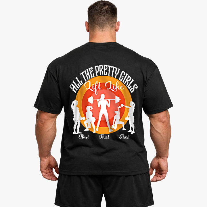Pretty girls (Backprint) Oversized Shirt
