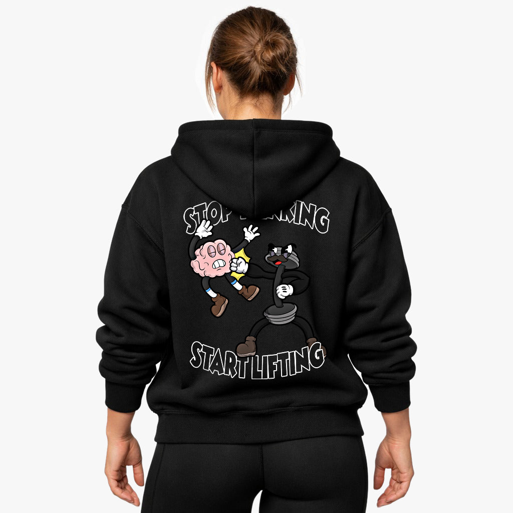 Stop thinking Oversized Hoodie