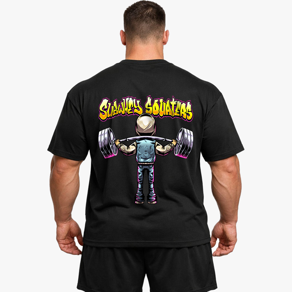 Subwhey Squaters (Backprint) Oversized Shirt