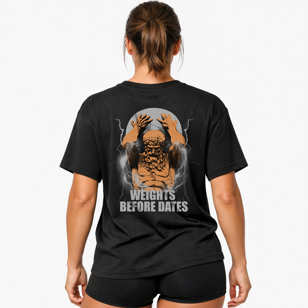 Weights before dates (Backprint) Oversize Blast