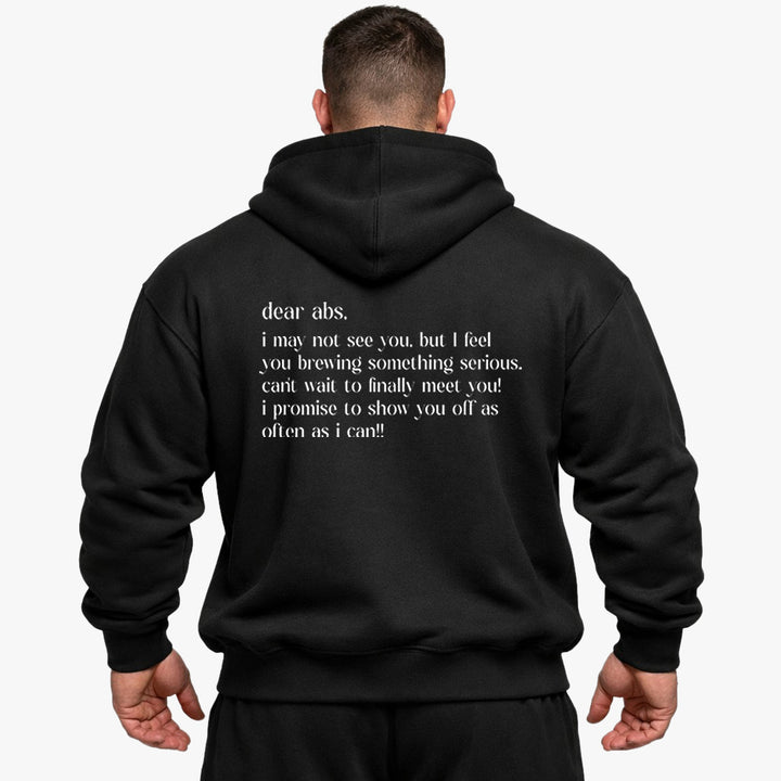 dear abs Oversized Hoodie