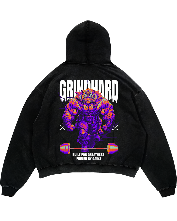 Grind hard Oversized Hoodie