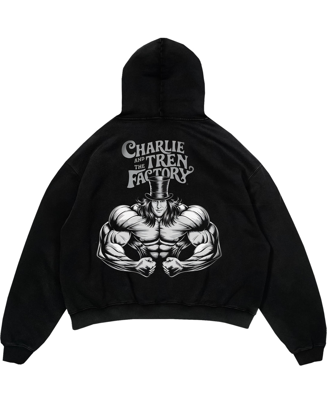 Charlie and the Tren Factory Oversized (Backprint) Hoodie