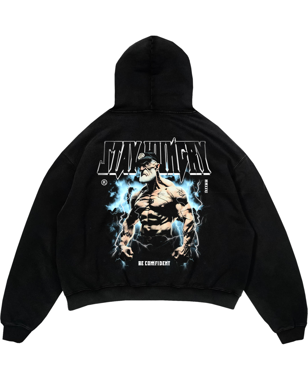 Stay Hungry Oversized (Backprint) Hoodie