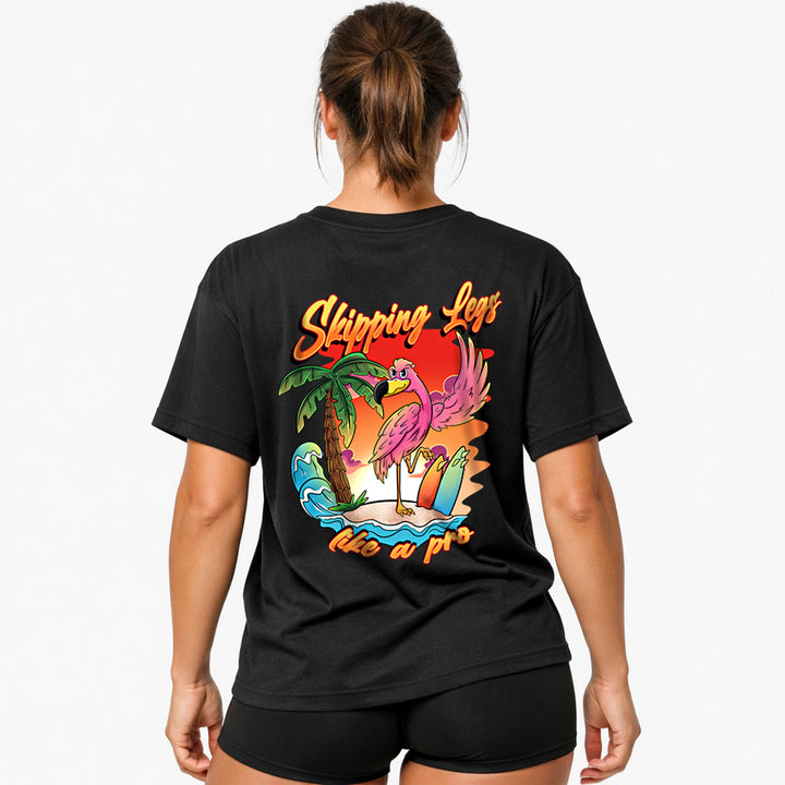 skipping legs Oversized (Backprint) Shirt